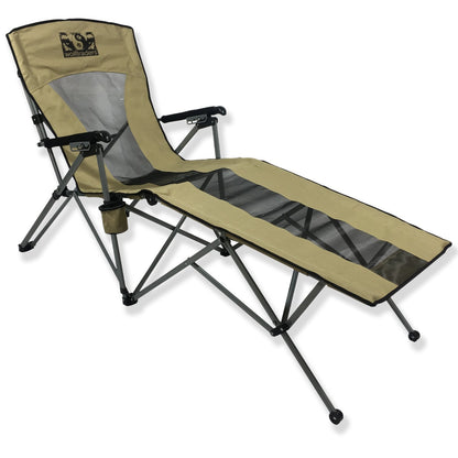 LayZWolf Hi-Bak Reclining Lounger Camp Chair