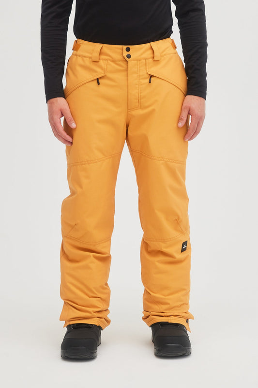 oneill mens mans guys hammer insulated pant 10k waterproof ski snowboard winter pants nugget gold yellow main