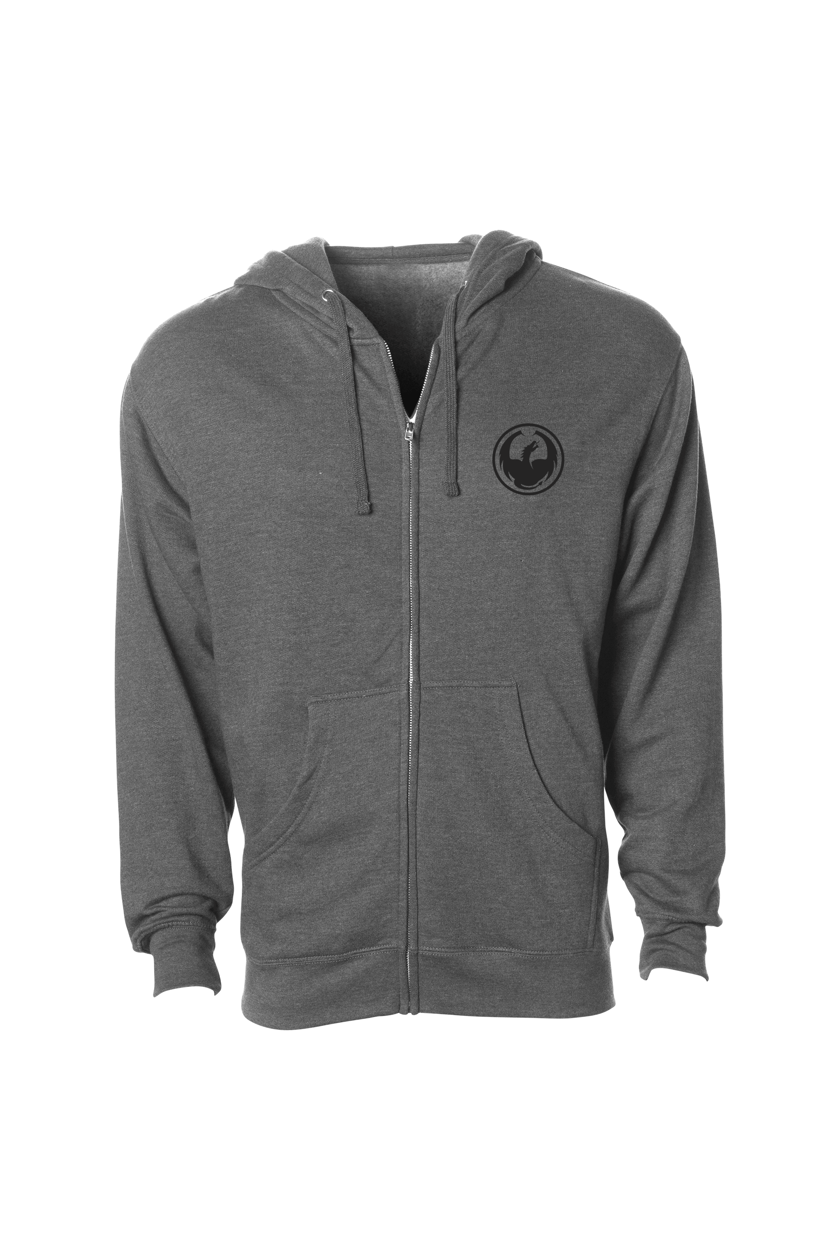 BAND TOGETHER FULL ZIP HOODIE F16 HEATHER GUNMETAL GREY 