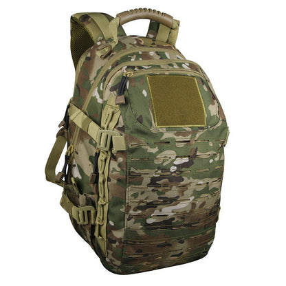 Wolftraders WolfMission Multicamo green lasercut backpack