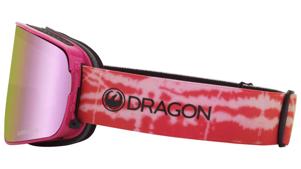 Dragon Alliance NFX2 Flat Lens Quick Change Frameless Ski Snowboard Goggle B4Bc Collab Pink Pink Ion Mirror Lens Band