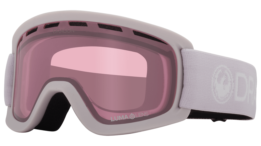 Dragon Alliance Little Lil D Kids Child Youth Ski Snowboard Goggles Lilac Lite Pink Light Rose Lens Profile
