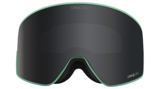 Dragon Alliance PXV2 Quick Change Flat Lens Ski Snowboard Goggles 686 Collaboration Teal Dark Smoke Grey Lens Front Face