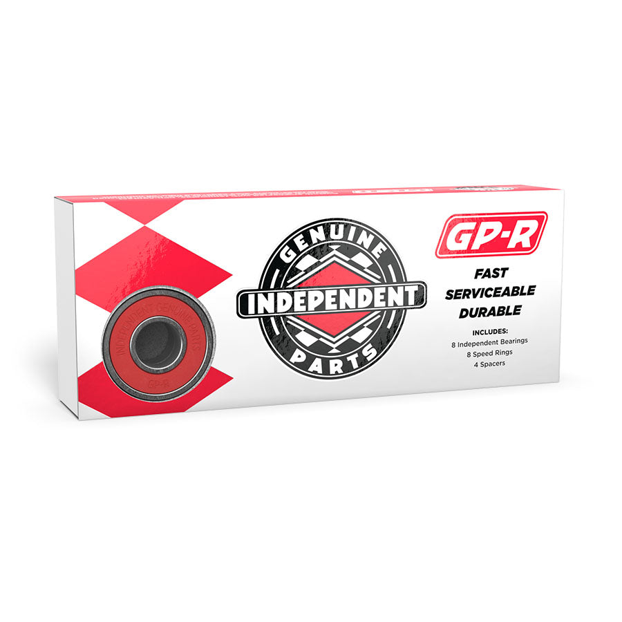 Independent Genuine Parts GP-R Red Skateboard Longboard Scooter Roller Blades Skate Bearings Box