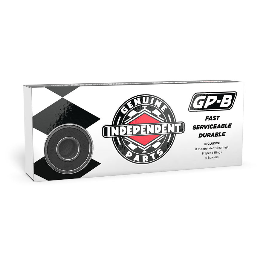 Independent Genuine Parts GP-B Black Skateboard Longboard Roller Blades Skates Scooter Bearings Package