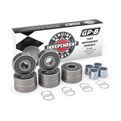 Independent Genuine Parts GP-B Black Skateboard Longboard Roller Blades Skates Scooter Bearings Package Contents