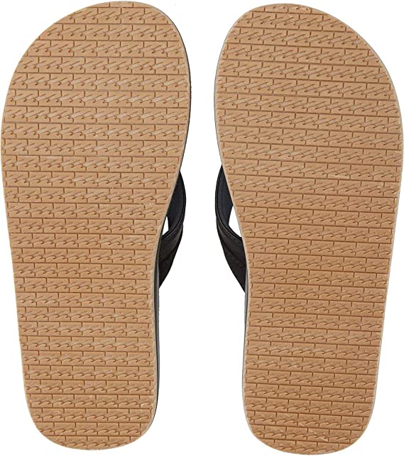 Billabong Men's All Day Impact Flip Flop Sandals Light Grey Main Bottom