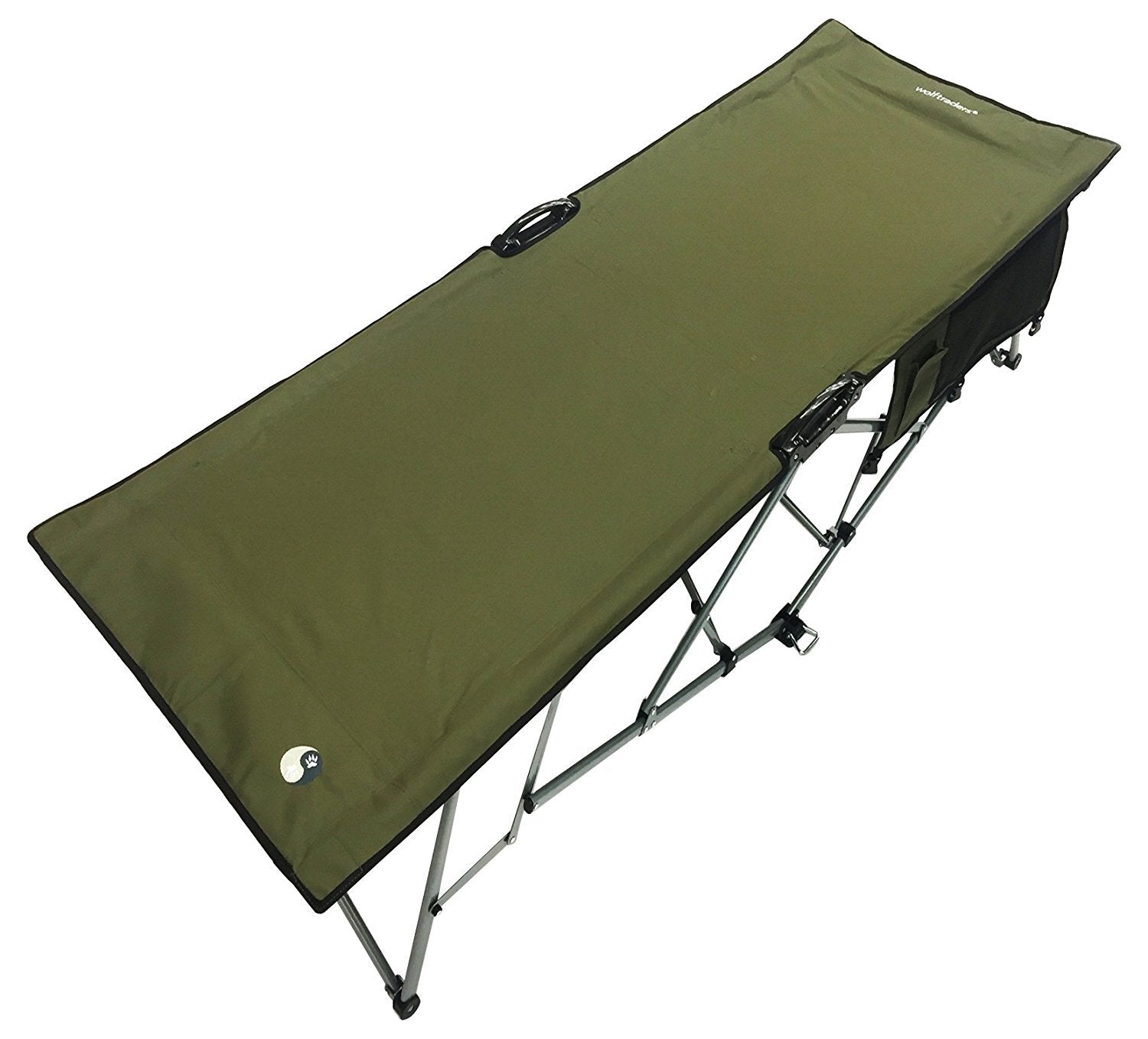 Wolftraders Premium Folding Camp Cot Turbocot Olive Green Main2