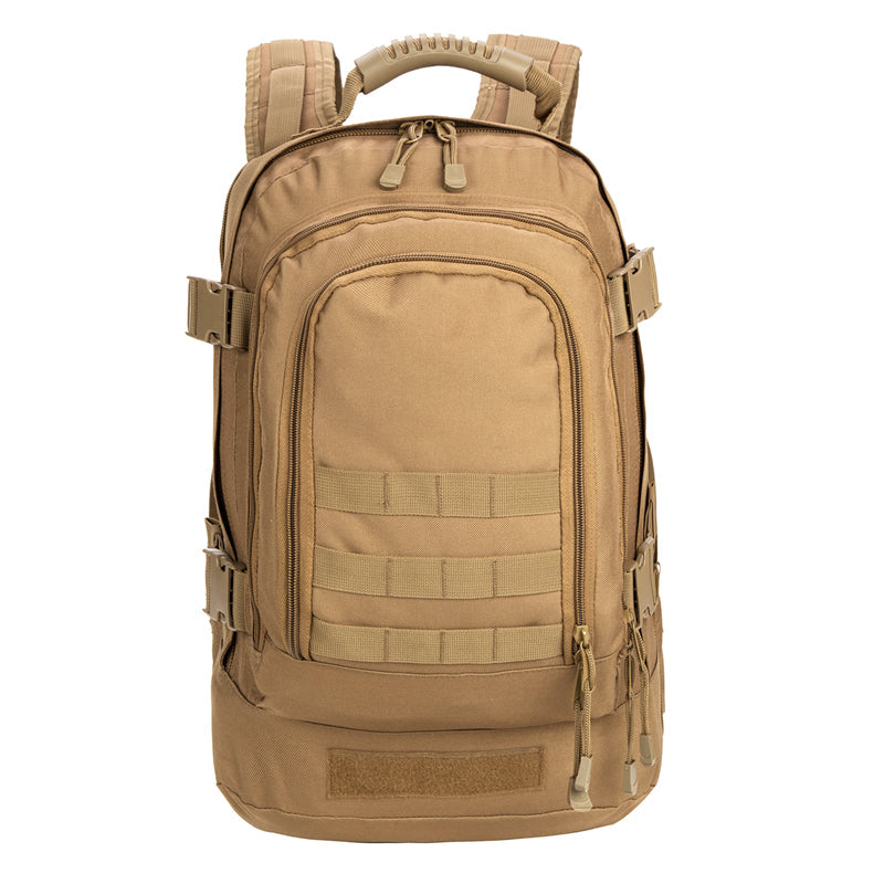 Wolftraders WolfTactix 39-64 Liters Expanding Tactical Hunting Backpack Coyote Tan