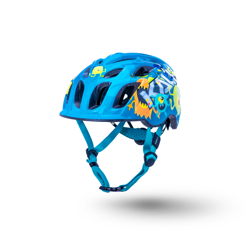 Kali protectives Kali Chakra Child Bike Helmet Monsters Blue Front Main Vents