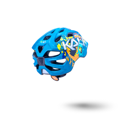 Kali protectives Kali Chakra Child Bike Helmet Monsters Blue Back Vents Dial