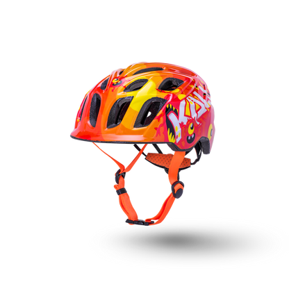 Kali protectives Kali Chakra Child Bike Helmet Monsters Orange Front Main