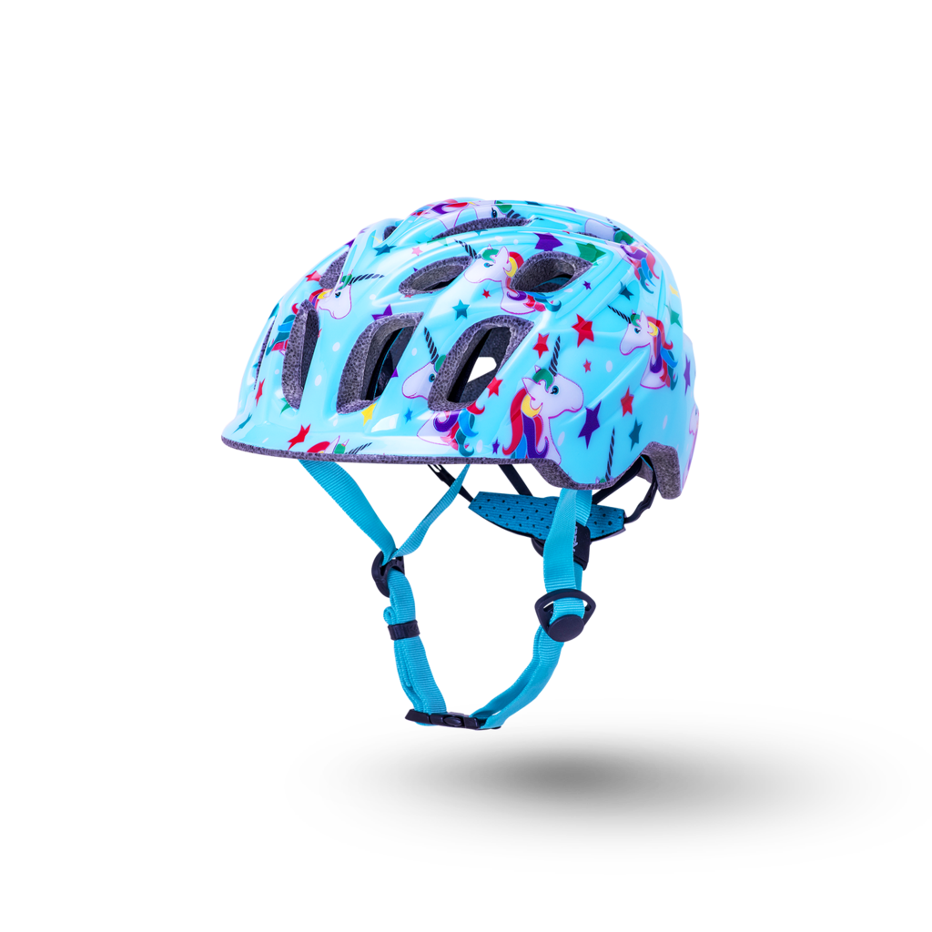 Kali protectives Kali Chakra Child Bike Helmet Unicorn Blue Front Main