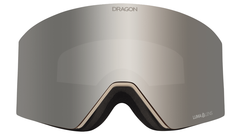 Dragon Alliance RVX Magnetic OTG Quick Change Ski Snowboard Goggles Jossi Wells Signature 2022 Off White Cream Silver Ion Mirrored Lens Front Face