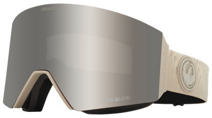 Dragon Alliance RVX Magnetic OTG Quick Change Ski Snowboard Goggles Jossi Wells Signature 2022 Off White Cream Silver Ion Mirrored Lens Profile