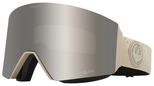 Dragon Alliance RVX Magnetic OTG Quick Change Ski Snowboard Goggles Jossi Wells Signature 2022 Off White Cream Silver Ion Mirrored Lens Profile