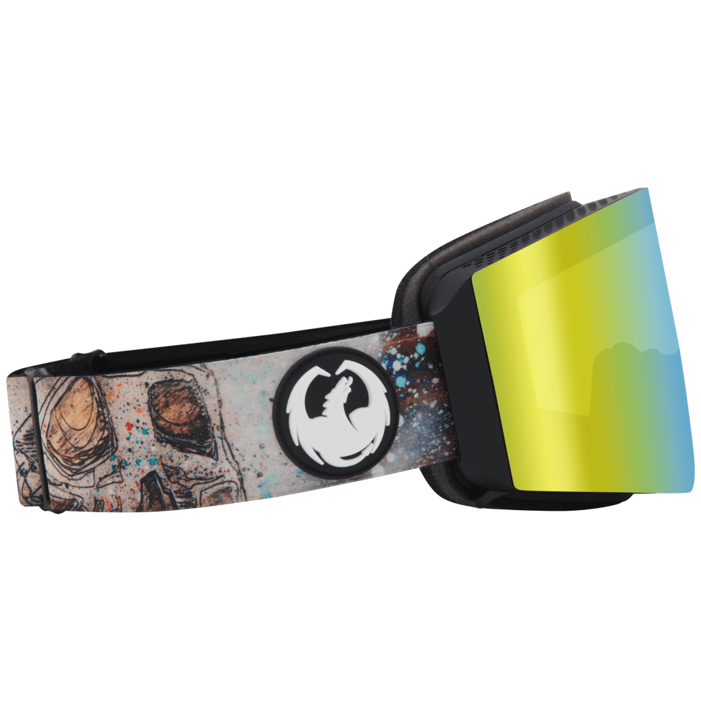 Dragon Bryan Iguchi Signature Series RVX Magnetic OTG Ski Snowboard Goggles Gold Ion Mirror Lens