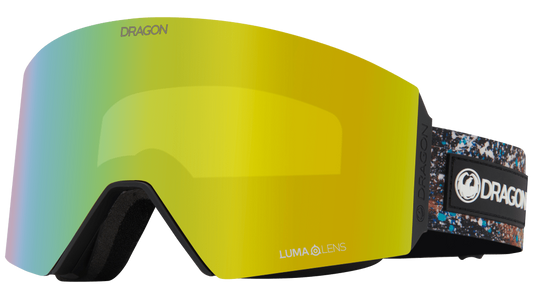 Dragon Bryan Iguchi Signature Series RVX Magnetic OTG Ski Snowboard Goggles Gold Ion Mirror Lens