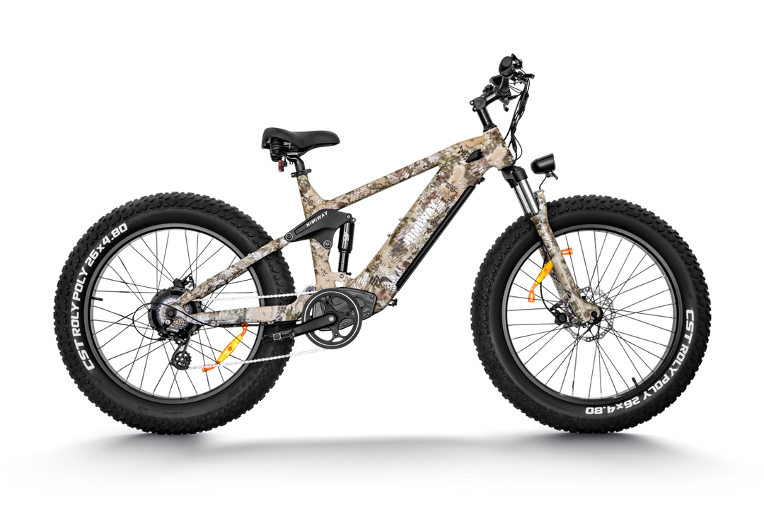 Himiway Cobra Full Suspension Fat Tire Electric Mountain Bike