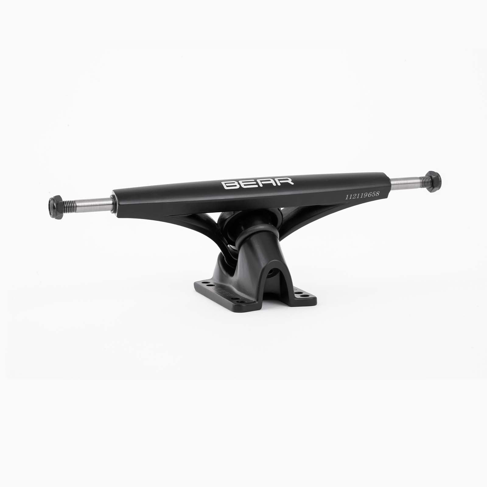 Bear Gen 6 Ti Pro Bear Trucks (180mm 50°) - Black - 90a Black Bushings Logo