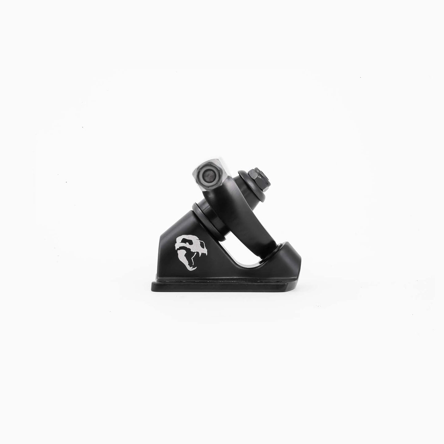 Bear Gen 6 Ti Pro Bear Trucks (180mm 50°) - Black - 90a Black Bushings Profile Side