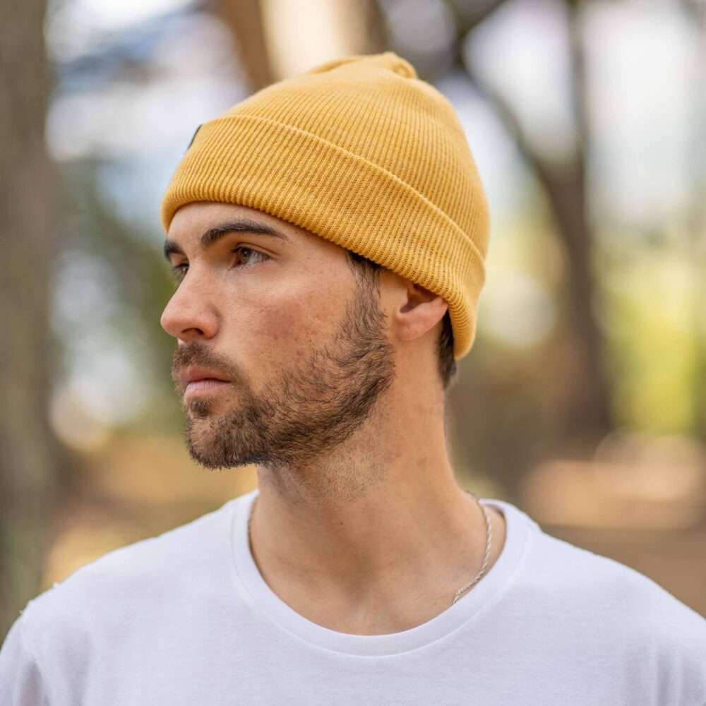 Trown Classic Fold Over Beanie Gold
