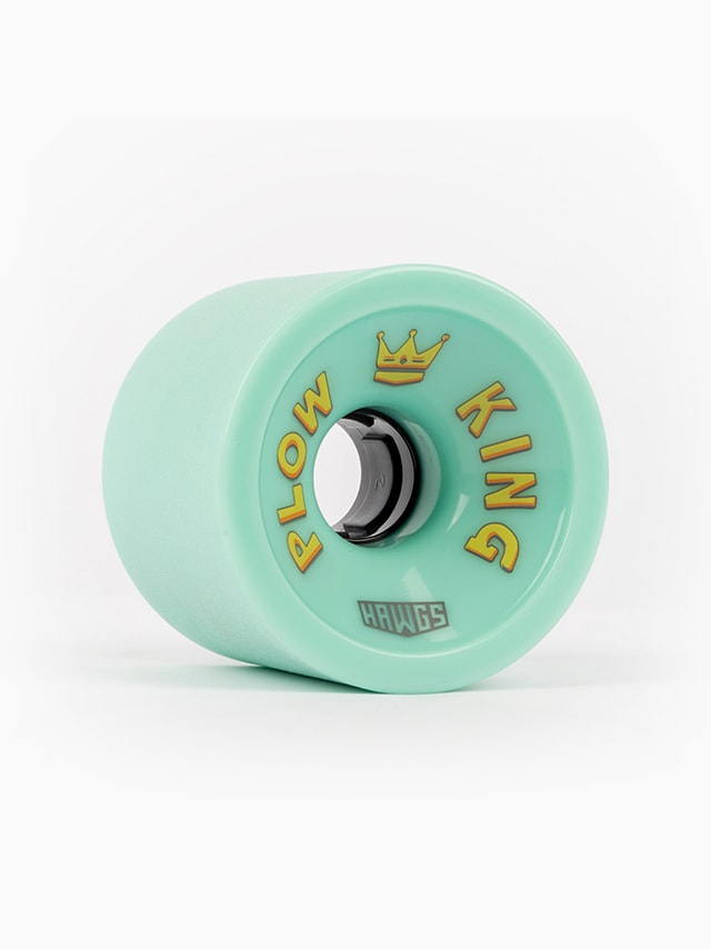 hawgs wheels plow kings 72mm 78a longboard wheels ocean teal blue