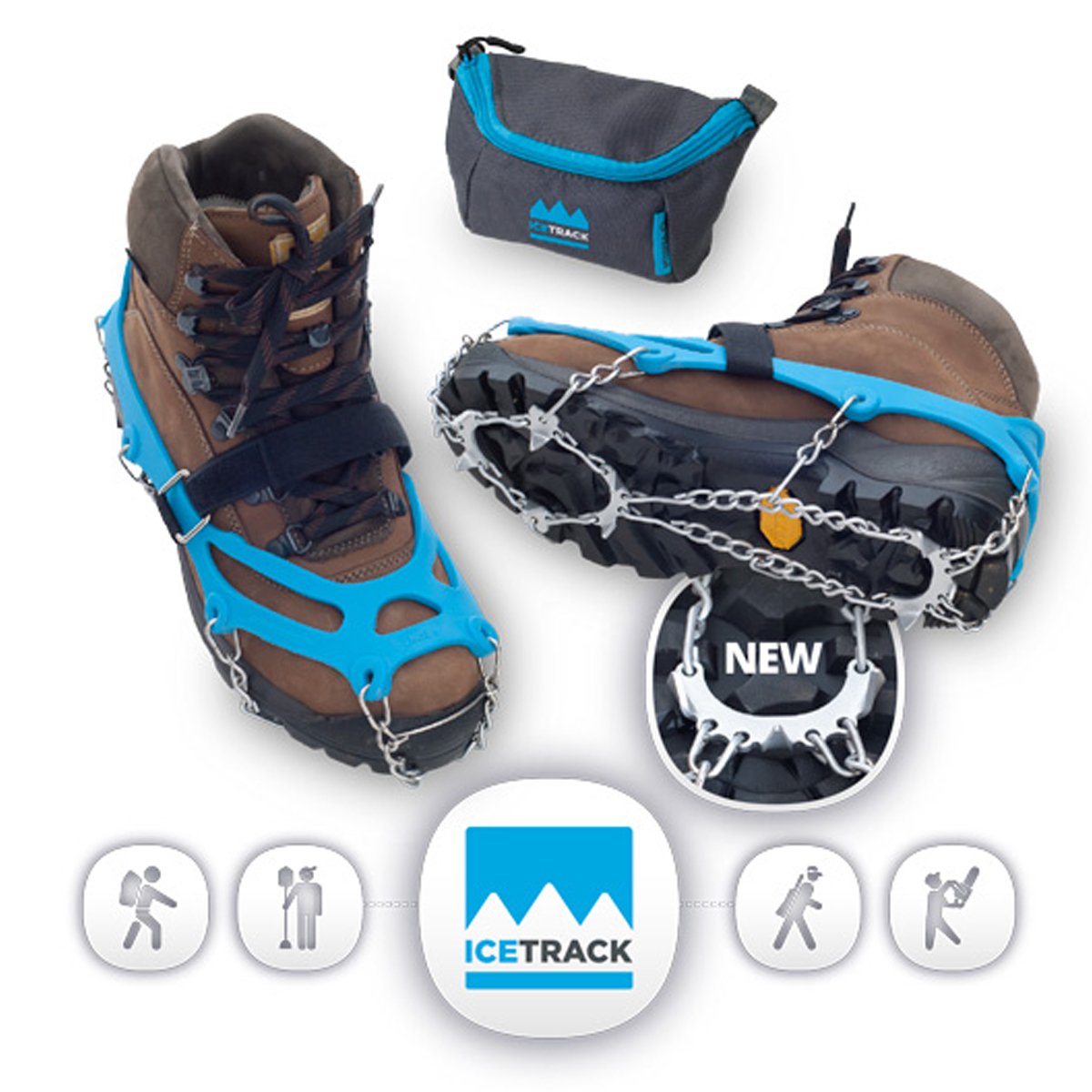 IceTrack Hiking and Mountaineering Crampons