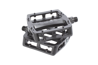 Odyssey Grandstand v2 Alloy BMX Bike Platform Flat Pedals Black 9/16"