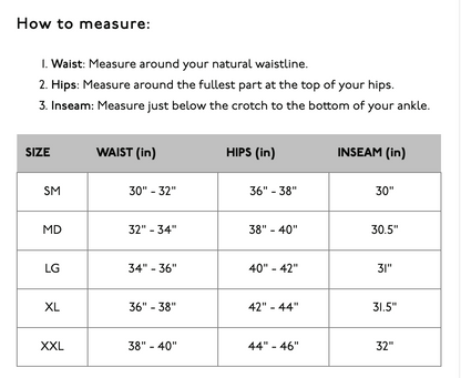 oneill mens winter snow pant size chart