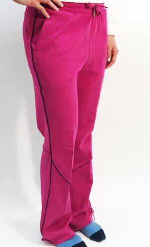 Peak Knitted Sweat Pants (Pink/Black)