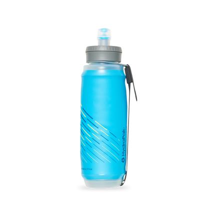 HydraPak SkyFlask 500 ml Collapsible Water Bottle Malibu Blue Side