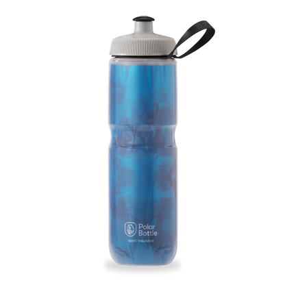 Polar Bottle Sport Insulated Fly Dye Water Bottle Electric Blue 24 oz