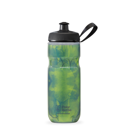Polar Bottle Sport Insulated Fly Dye 20 oz water bottle lemon lime