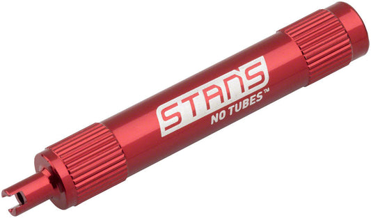 Stans No Tubes Presta and Schrader Valve Core Removal Tool Red