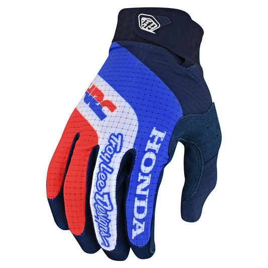 Troy Lee Designs Air Glove Honda Red Blue White Top Back