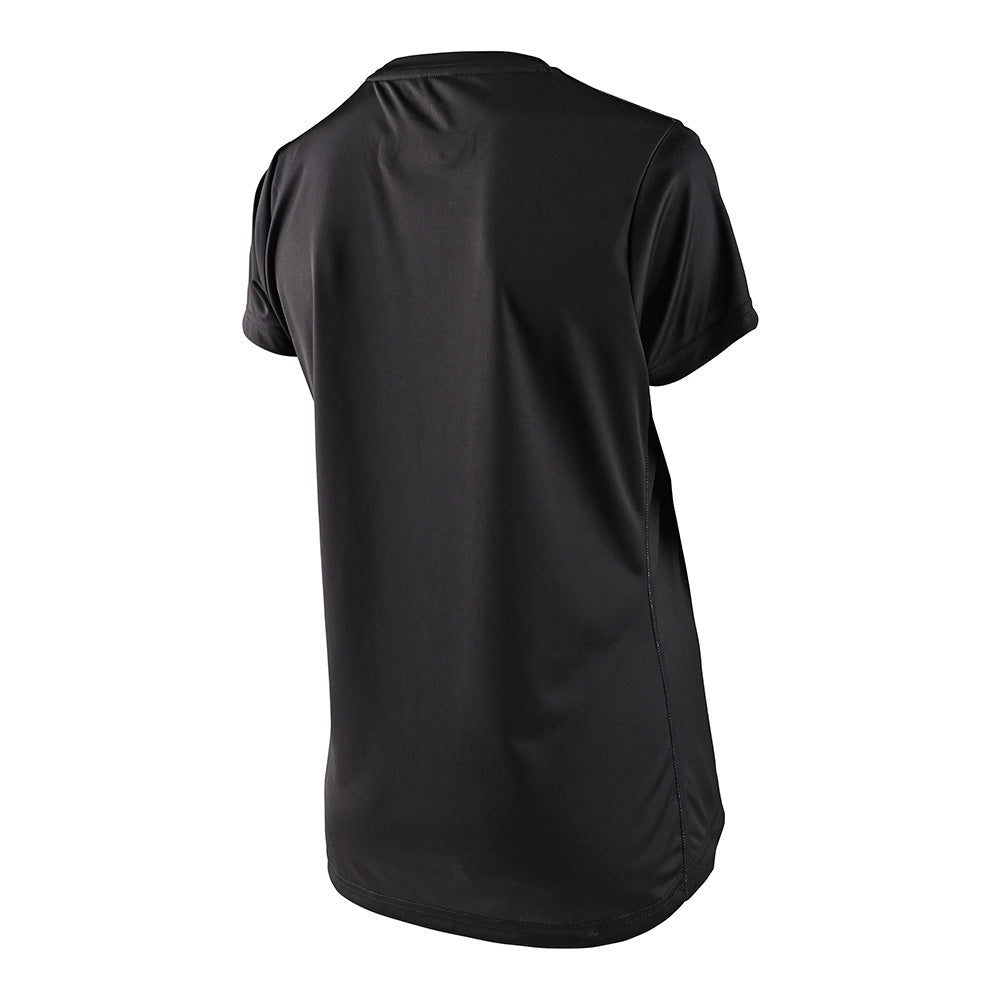 Troy Lee Designs Ladies Lillium Short Sleeve Mountain Bike Jersey Black Back