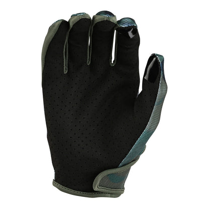Troy Lee Designs Flowline Glove Brushed Camo Army Palm Side