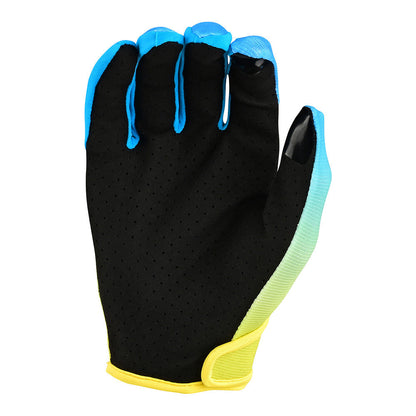 Troy Lee Designs Mans Flowline MTB Glove Plot Blue Haze Palm Bottom Side