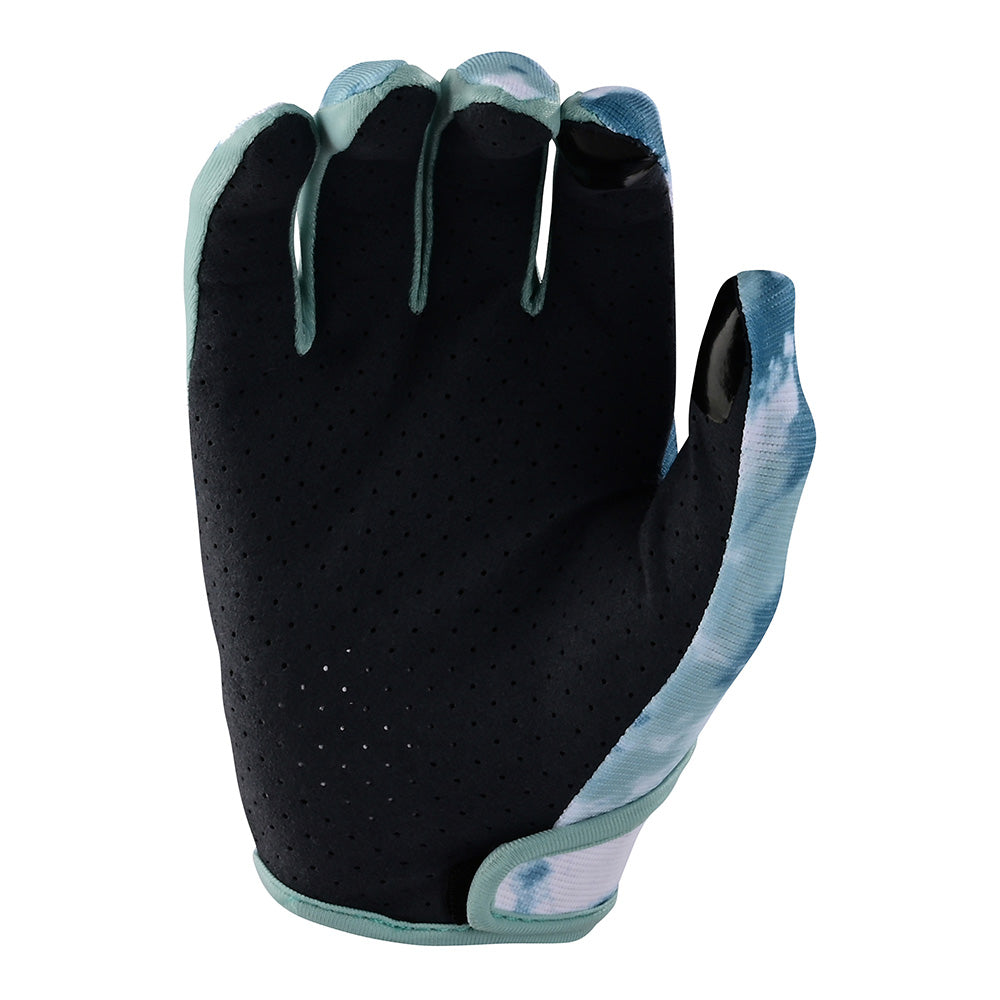 Troy Lee Designs Mens Flowline Glove Plot Blue Haze Palm