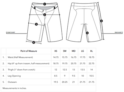 Troy Lee Designs Womens Short Size Guide