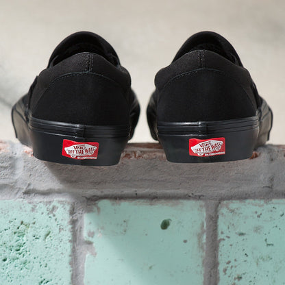 VANS Skate Slip-On Black Black Back Heel