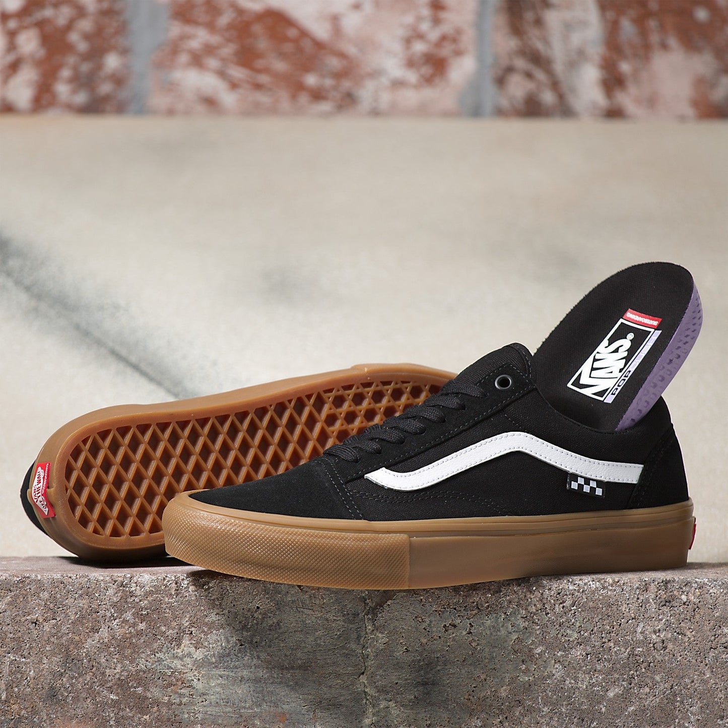 VANS Skate Old Skool™ Black Gum Skateboard Shoe Insole