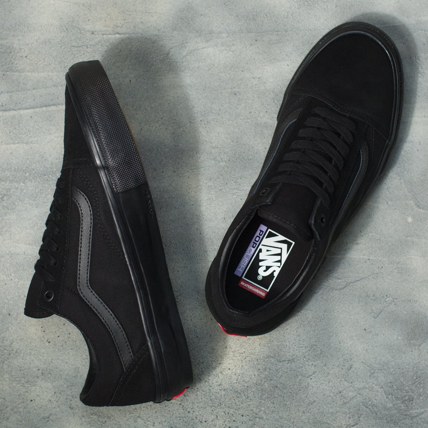 VANS Skate Old Skool™ Black Skateboard Shoe Top Lace