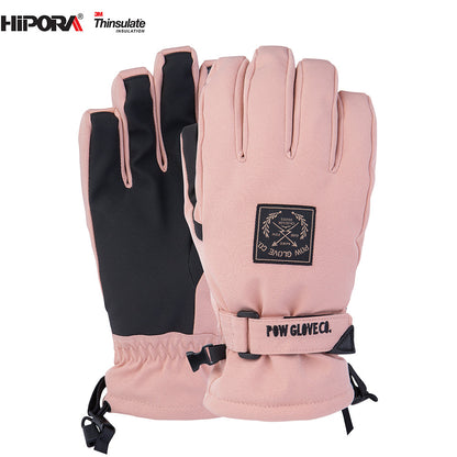 Pow Glove Company Mens Womens XG Mid Glove Misty Rose Pink