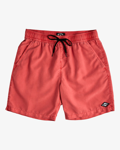 Billabong All Day Overdye Layback Boardshort Coral Front