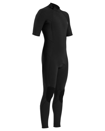 Billabong 2/2mm Absolute Back Zip Short Sleeve Flatlock Full Wetsuit Black Right Front