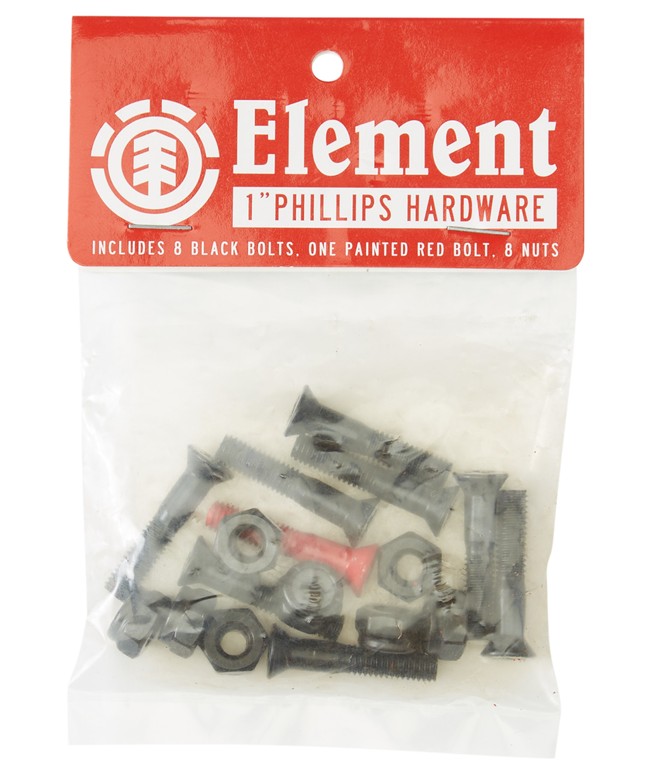 Element Phillips Skateboard Hardware 1 inch Set of 8