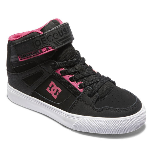 DC Youth Pure High-Top EV Shoes Black Pink