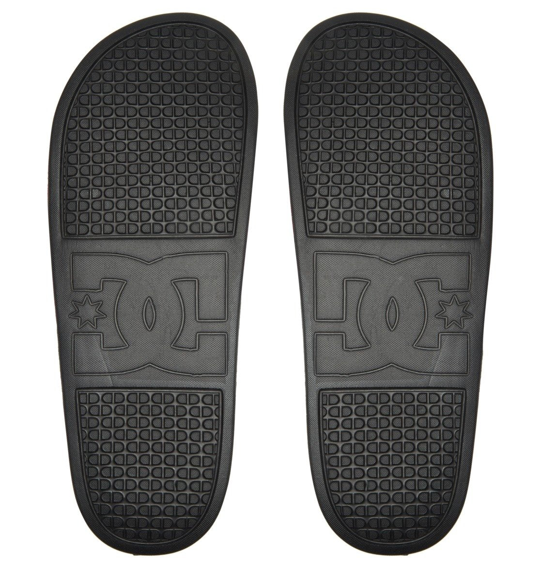 DC Shoes Slide SE Black Red Print Bottom